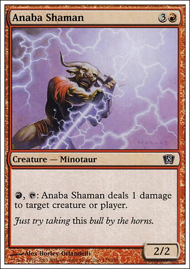 Magic the Gathering: 8th Edition (Base Set) card 175 Anaba Shaman