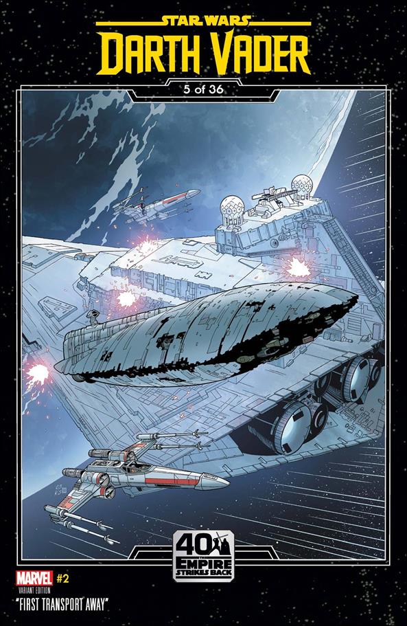 Star Wars: Darth Vader issue 2-B Chris Sprouse Empire Strikes Back Cover