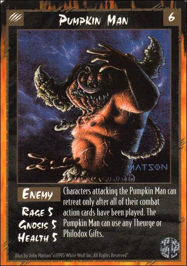 Rage Limited (Base Set) card 202 Pumpkin Man 