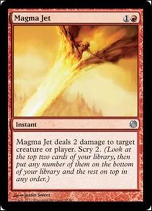 Magic the Gathering: Duel Decks: Heroes vs. Monsters (Base Set) card 22 Magma Jet