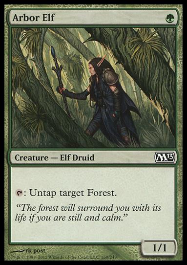 Magic the Gathering: 2013 Core Set (Base Set) card 160 Arbor Elf