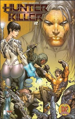Hunter-Killer issue 2-D Eric Basaldua Dynamic Forces Red Foil Cover 1/799