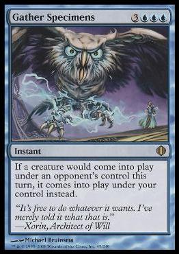 Magic the Gathering: Shards of Alara (Base Set) card 45 Gather Specimens