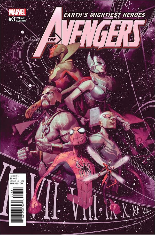 Avengers (2017) issue 3-B Julian Totino Tedesco 1:25 Cover