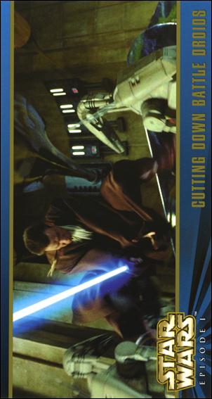 Star Wars: Episode I Widevision: Series 2 (Box Topper Subset) card 2 of 3 Cutting Down Battle Droids