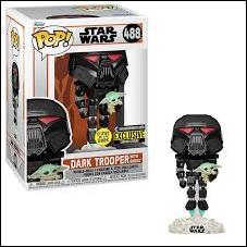 POP! Star Wars figure 488 Dark Trooper with Grogu