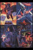 1994 Marvel Masterpieces (Promo) card nn4 4 Card Sheet 