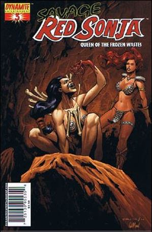 Savage Red Sonja: Queen of the Frozen Wastes issue 3-C Gregory Homs Cover