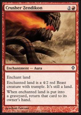 Magic the Gathering: Worldwake (Base Set) card 78 Crusher Zendikon