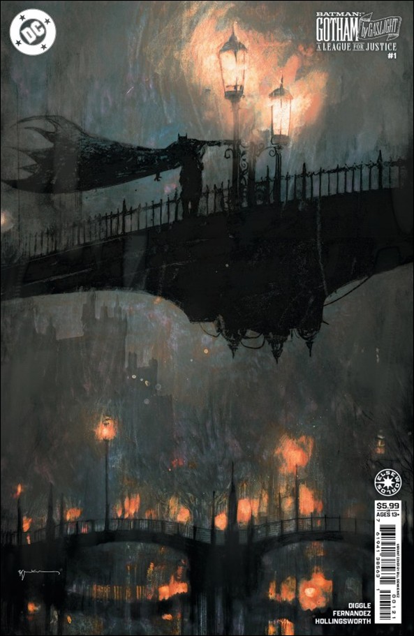 Batman: Gotham by Gaslight – A League for Justice issue 1-C Bill Sienkiewicz Cardstock Cover