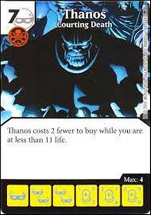 Marvel Dice Masters Age of Ultron  card 68 Thanos: Courting Death
