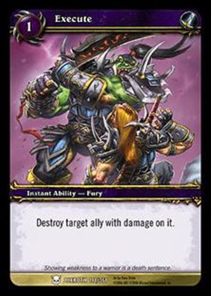 World of Warcraft: Heroes of Azeroth (Base Set) card 141 Execute