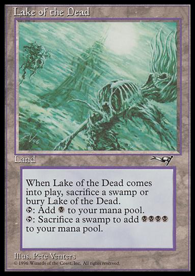Magic the Gathering: Alliances (Base Set) card 140 Lake of the Dead