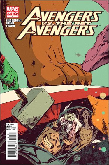 Avengers vs Pet Avengers issue 1-B Gabriel Hardman 1:15 Cover