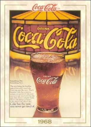 Coca-Cola Collection Series 1 (Base Set) card 75 Something Old Something New