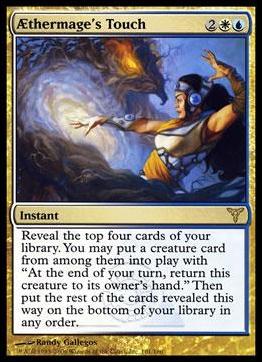 Magic the Gathering: Dissension (Base Set) card 101 Æthermage's Touch