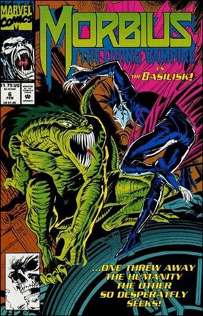 Morbius: The Living Vampire 6 A, Feb 1993 Comic Book by Marvel