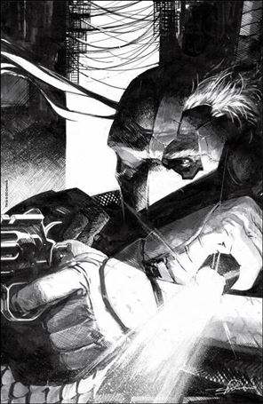 Deathstroke Inc. issue 1-E Gerardo Zaffino Team Foil Cardstock Cover
