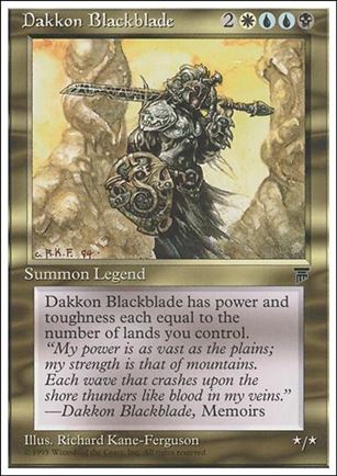 Magic the Gathering: Chronicles (Base Set) card 75 Dakkon Blackblade
