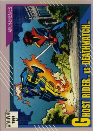 Marvel Universe: Series 2 (Base Set) card 109 Ghost Rider vs Deathwatch
