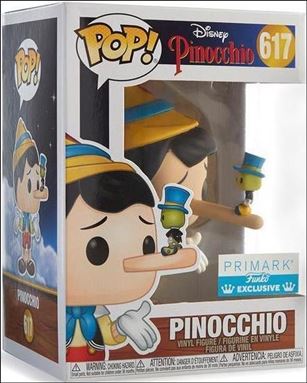 POP! Disney figure 617-B Pinocchio (Lying) Primark Exclusive