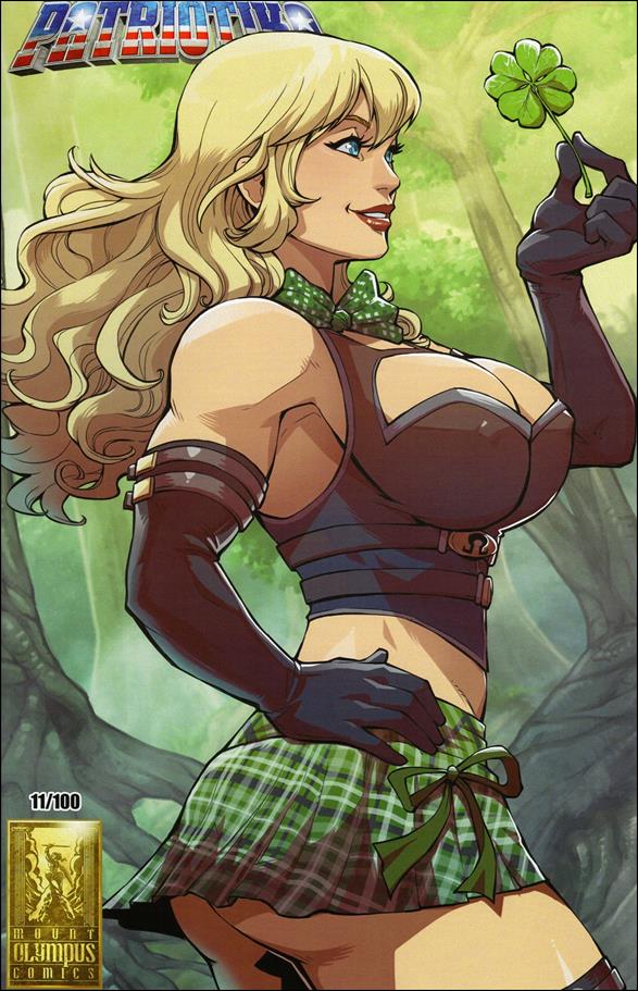 Patriotika (2017) issue 1-I Danusko Campos  St. Patrick's Day Cover 1/100