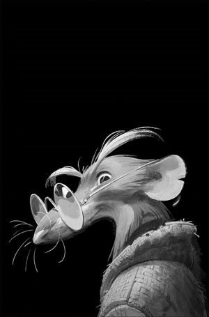Animal Castle Vol. 2 issue 2-E Felix Delep 1:30 Black and White Cover