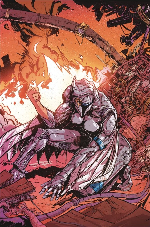 Silverhawks (2025) issue 5-L David Cousens Battle Damage Virgin 1:15 Cover