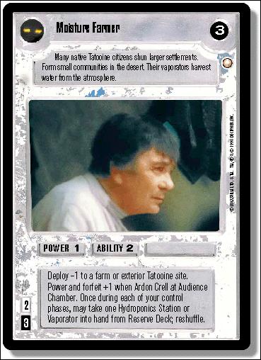Star Wars: Special Edition Limited (Base Set) card 179 Moisture Farmer