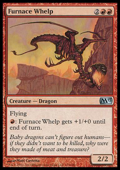 Magic the Gathering: 2013 Core Set (Base Set) card 133 Furnace Whelp