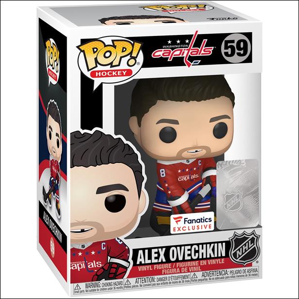 Pop! Hockey figure 59 Alex Ovechkin (Red Jersey) Fanatics Exclusive