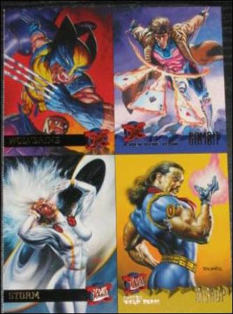 1995 Fleer Ultra X-Men (Promo) card NN 4 4-Card Promo Sheet