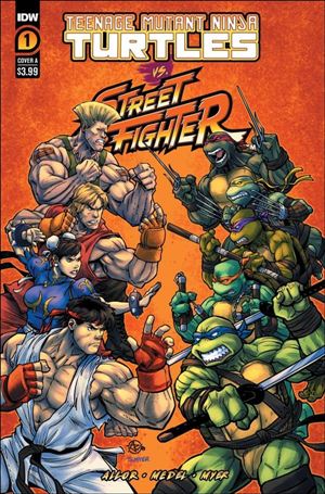 Teenage Mutant Ninja Turtles vs. Street Fighter Cover Image 1
