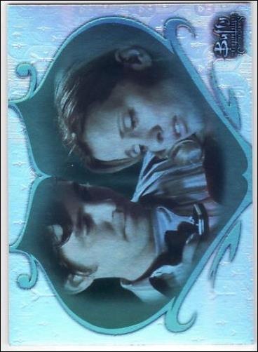 Buffy the Vampire Slayer: Connections (Parallel Foil Base Set) card BC-60 Anya + Xander: Passionate Connection
