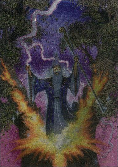 David Mattingly (Metallic Foil Card Subset) card M1 The Wizard of Camelot
