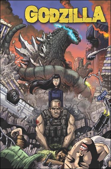 Godzilla (2012) issue 8-B Matt Frank Cover