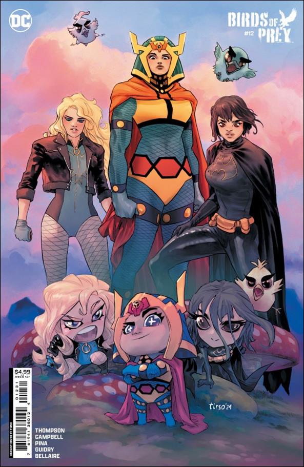 Birds of Prey (2023) issue 12-B Tirso Cons Cardstock Cover