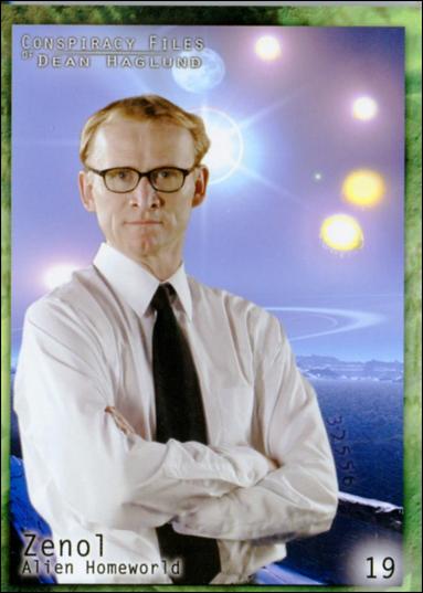 Conspiracy Files of Dean Haglund (Base Set) card 19 Zenol Alien Homeworld