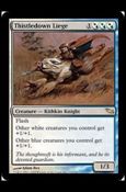 Magic the Gathering: Shadowmoor (Base Set) card 153 Thistledown Liege