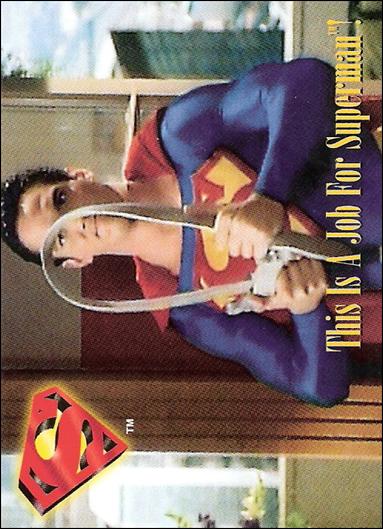 Lois and Clark: The New Adventures of Superman (Base Set) card 50 This Is A Job for Superman!