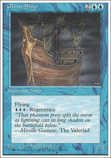Magic the Gathering: 4th Edition (Base Set) card 75 Ghost Ship