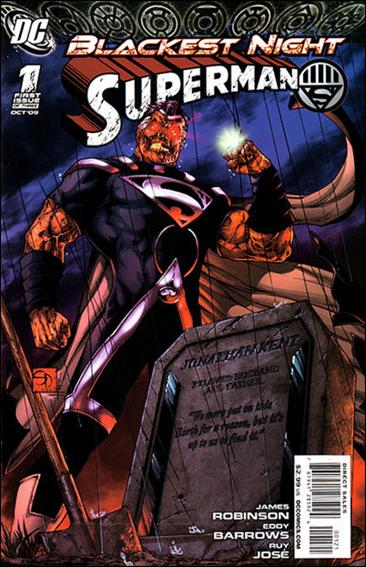 Blackest Night: Superman issue 1-B Shane Davis 1:25 Cover