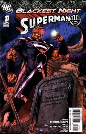 Blackest Night: Superman issue 1-B Shane Davis 1:25 Cover