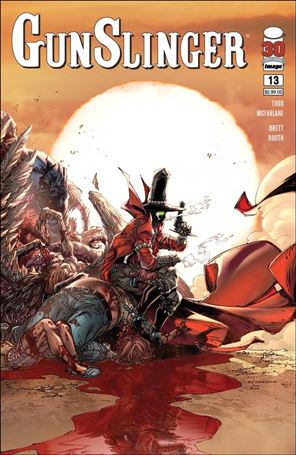 Gunslinger Spawn issue 13-B Brett Booth Cover