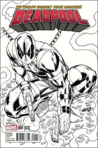 Deadpool (2016) issue 1-N  Rob Liefeld Sketch Cover 1/1500