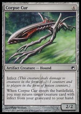 Magic the Gathering: Scars of Mirrodin (Base Set) card 147 Corpse Cur