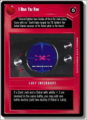 Star Wars: Premiere Limited (Base Set) card 80 I Have You Now