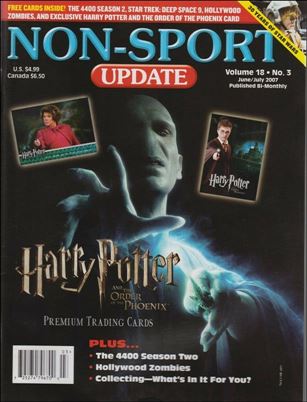 Non-Sport Update (2007) issue 3 Harry Potter Cover