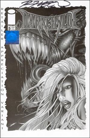 Darkchylde issue 5-F Wizard Retailer App. Cover (signed by Randy Queen)