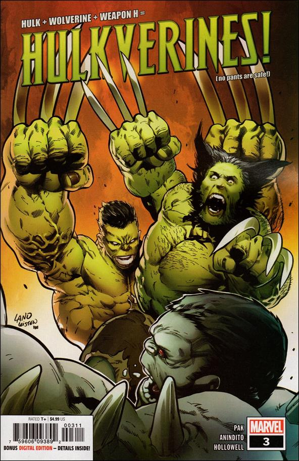 Hulkverines issue 3 Greg Land Cover